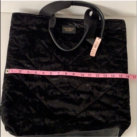 Victoria’s Secret Velvet Shoulder Tote Bag - Picture 8 of 11